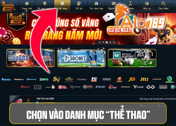 Các bước tham gia cược xiên bóng đá tại Thể Thao ALO789